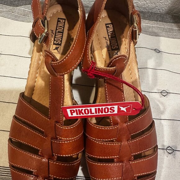 NWT Pikolinos Canarias Women's fisherman mid-heeled sandals EU 38 - Picture 2 of 6